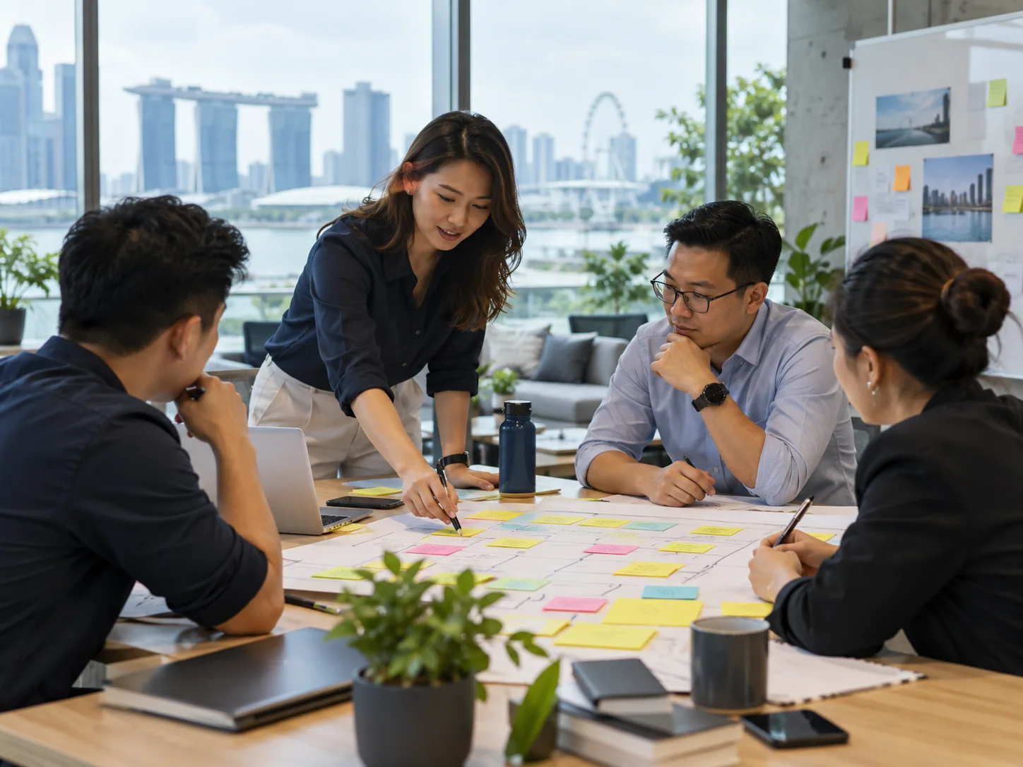 Illustrative workplace for Continuity & recovery; people pictured are not CipherByte employees